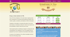 Desktop Screenshot of greatnessinyou.com